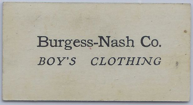 1916 M101-4 Burgess-Nash Clothing